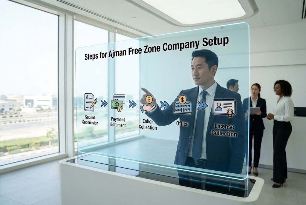 Steps for Ajman Free Zone Company Setup